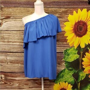 Pietro Brunelli Milano off the right shoulder top